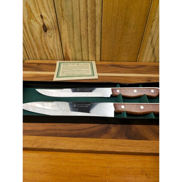 Vintage Maxam Steel Carving and Chef's Knife Set - Picture 5 of 7